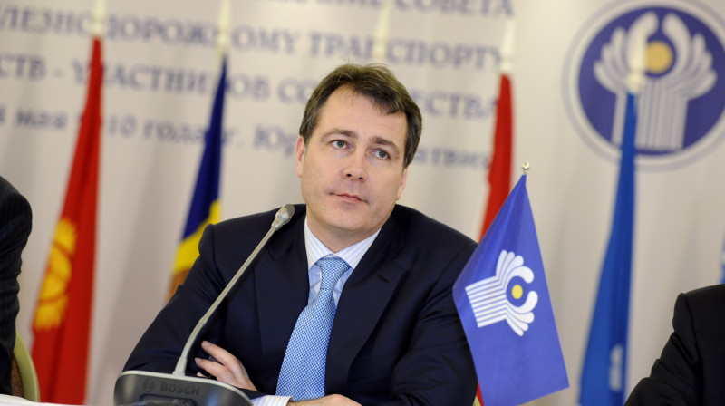 AS ''Latvijas dzelzceļš'' valdes priekšsēdētājs Uģis Magonis
Foto: Gatis Rozenfelds, f64