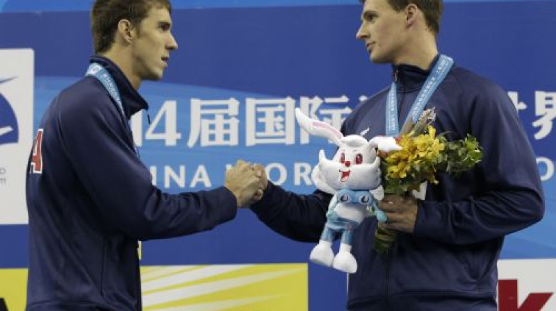Maikls Felpss un Raiens Lohte
Foto: AP/Scanpix