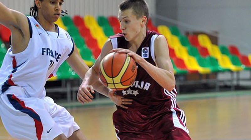 Kaspars Vecvagars Eiropas U16 čempionātā 2009.gadā
Foto: fibaeurope.com