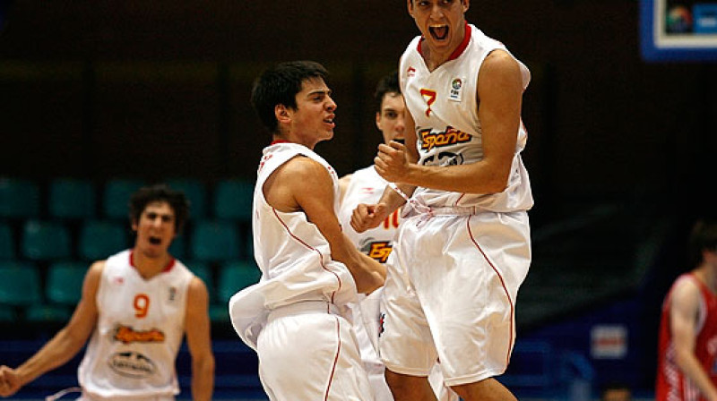 Spānijas U18 izlase triumfē Eiropas čempionātā 
Foto: FIBA Europe