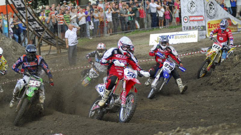 Motokrosa izlases 14. vieta Nāciju mkotokrosā ir patīkams pārsteigums un liels stimuls kāpt vēl augstāk. 
Foto: Ventas Balss