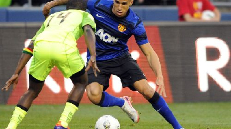 Gabriels Obertāns pārbaudes spelē pret Sietlas "Sounders"
Foto: AFP/Scanpix