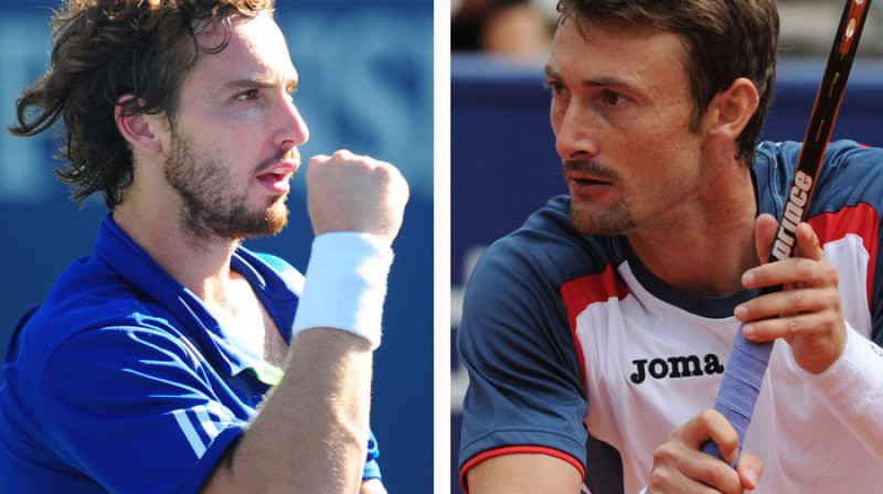 Ernests Gulbis pret Huanu Karlosu Ferrero
Foto: AFP/Scanpix