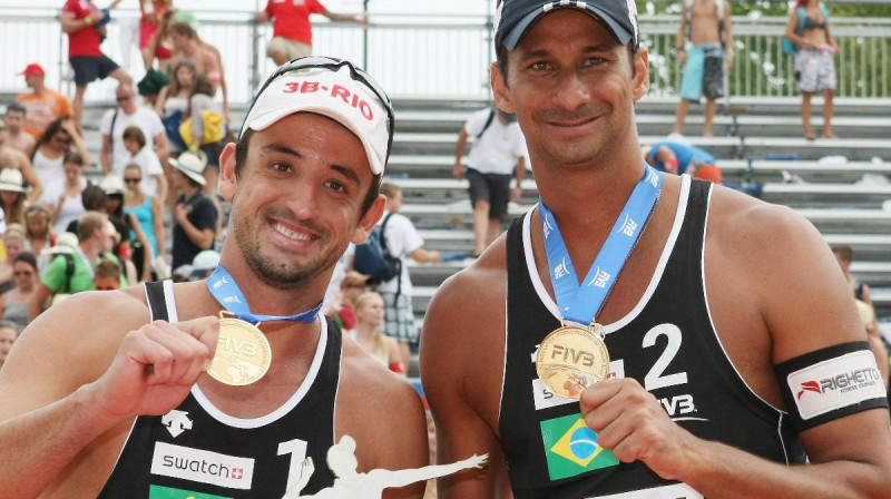 Pedro Kunja un Rikardo Santušs
Foto: fivb.org