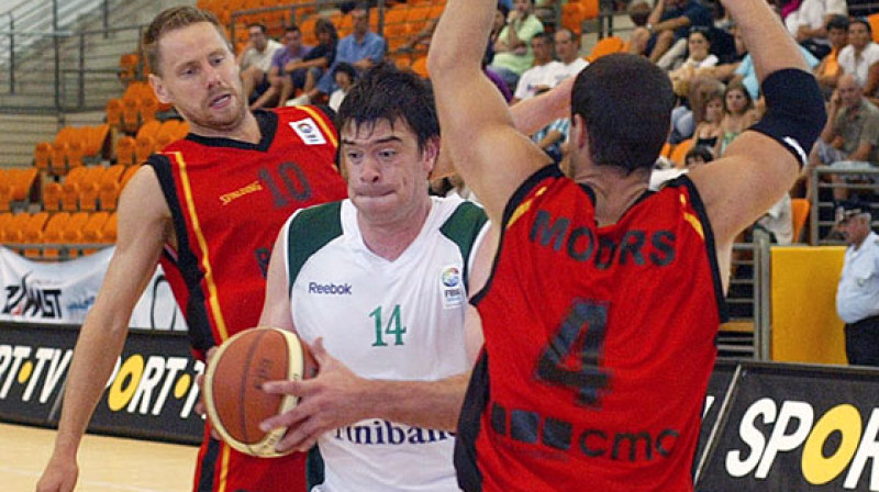 Migels Miranda uzbrukumā 
Foto: FIBA Europe