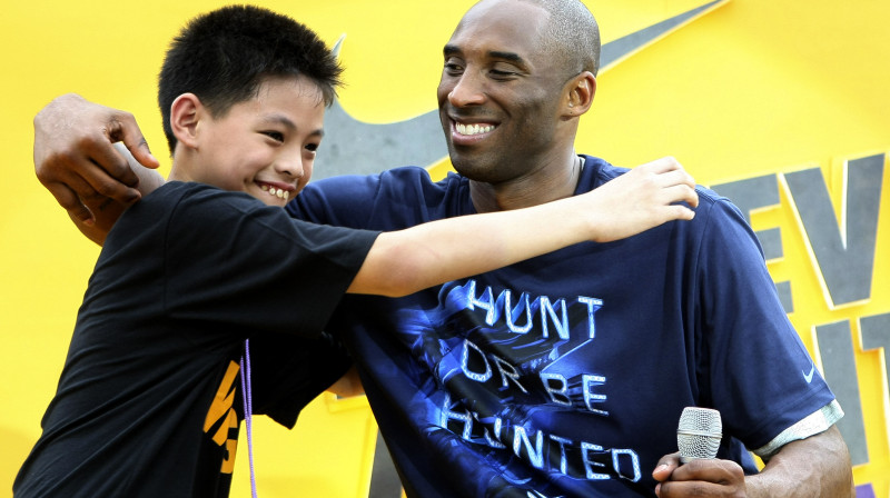 Ķīna un Kobe Braients - abpusēja mīlestība 
Foto: AP/Scanpix