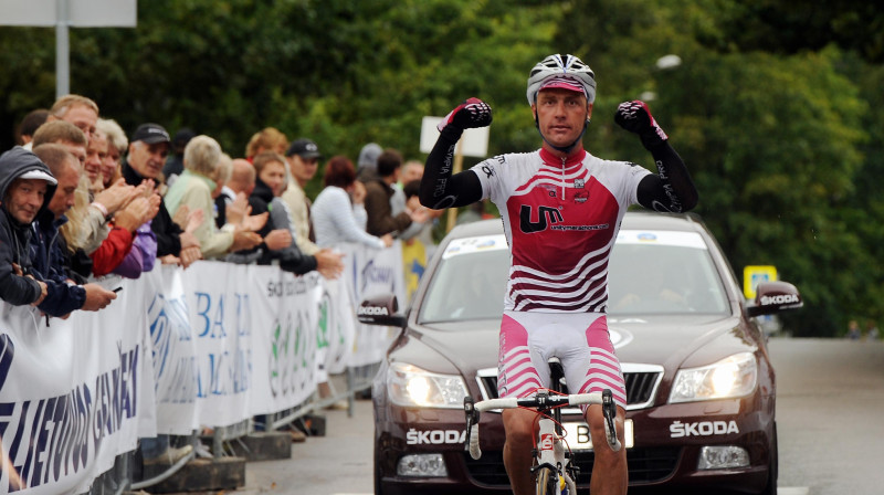 Erki Putseps pēdējā sacensību posma finišā
Foto: Zigismunds Zālmanis