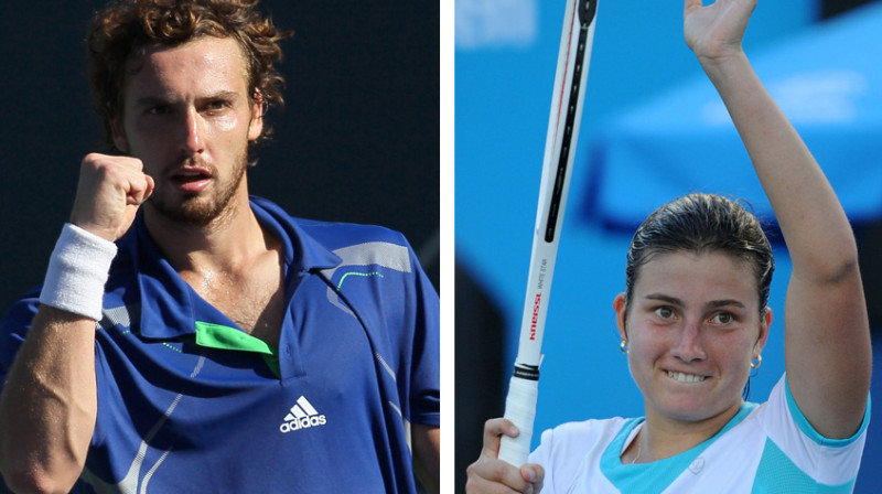 Vai Ernestam Gulbim un Anastasijai Sevastovai būs pamats priecāties Ņujorkā?
Foto: AFP/Scanpix