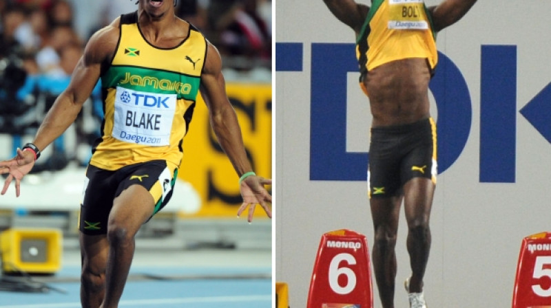 Johans Bleiks un Useins Bolts
Foto: AFP/Scanpix