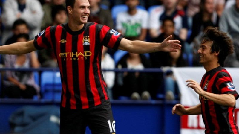 Edins Džeko un Davids Silva
Foto: AFP/Scanpix