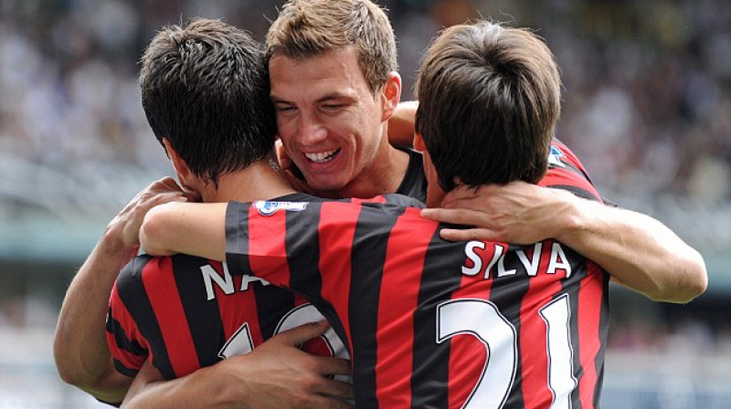 Samirs Nasrī, Edins Džeko un Davids Silva