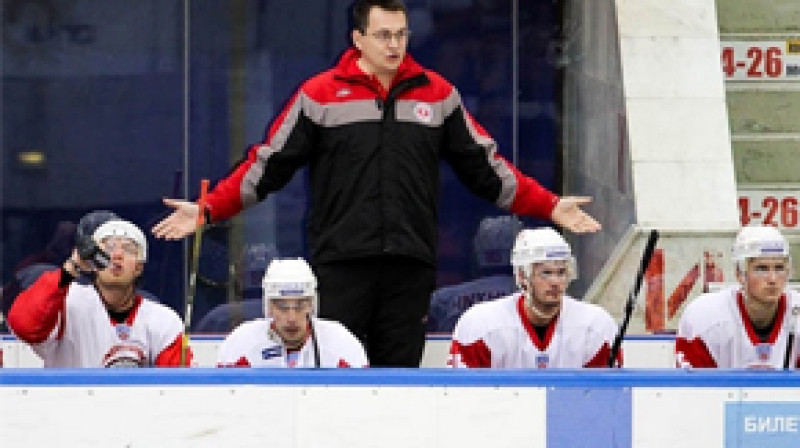 Andrejs Nazarovs un "Vityaz" hokejisti
Foto: hcvityaz.ru