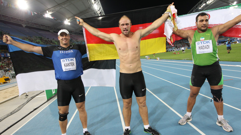 Gerds Kanters, Roberts Hartings un Ehsans Hadidi
Foto: AFP/Scanpix