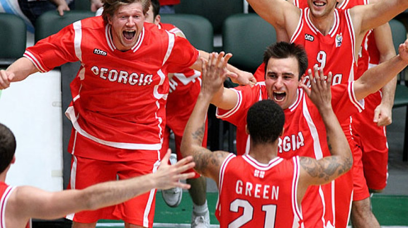 Gruzijas izlases basketbolisti
Foto: eurobasket2011.com