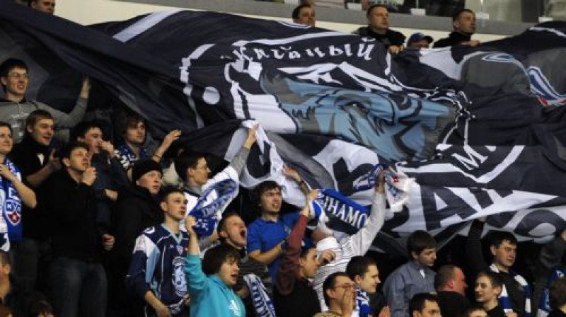 Minskas ''Dinamo'' līdzjutēji
Foto: hcdinamo.by