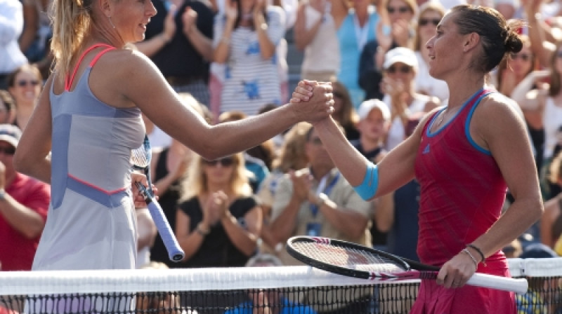 Marija Šarapova un Flavija Penneta
Foto: AFP/Scanpix