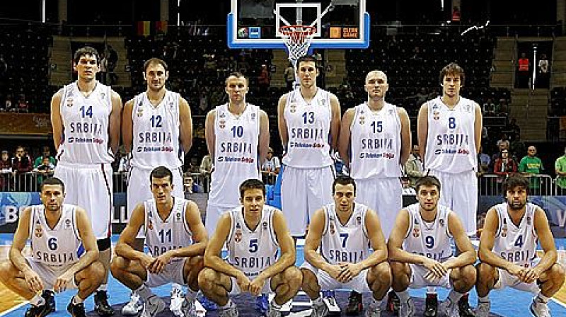 Serbijas vīriešu basketbola valstsvienība 2011
Foto: www.fibaeurope.com