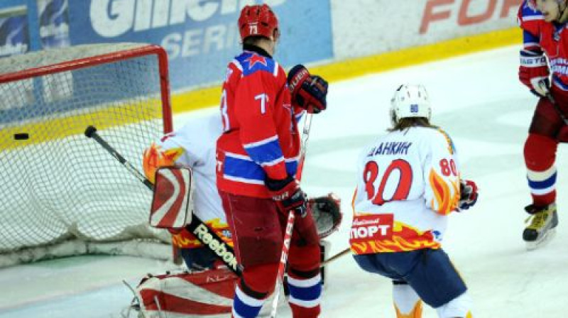 Epizode no šodienas mača
Foto: mhl.khl.ru