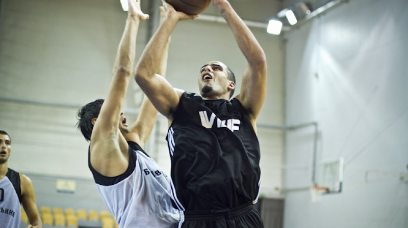 Viens no rezultatīvākajiem uzvarā pār "Unics" - Tailers Keins 
Foto: vefriga.com