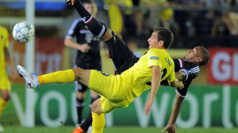 Epizode no "Villarreal" un "Bayern'' spēles
Foto: AFP/Scanpix