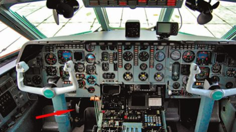 Lidmašīnas "Jak-42" kabīne
Foto: Antons Baņikovs