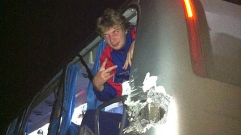 Toljati "Ladia" autobuss pēc avārijas
Foto: sovsport.ru