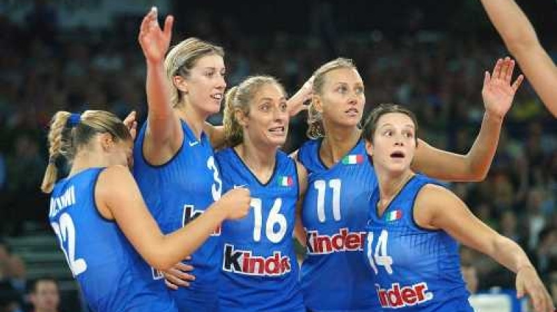 Itālijas volejbolistes cer uzvarēt arī mājās
Foto: fivb.com