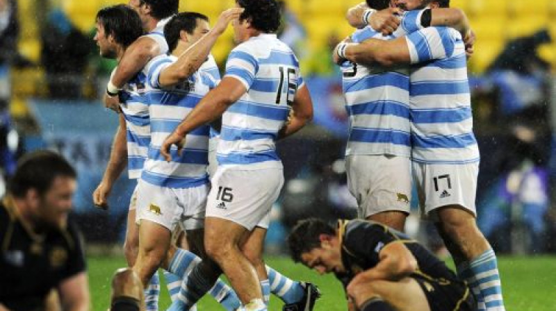 Argentīnas regbisti līksmo
Foto: Reuters/Scanpix
