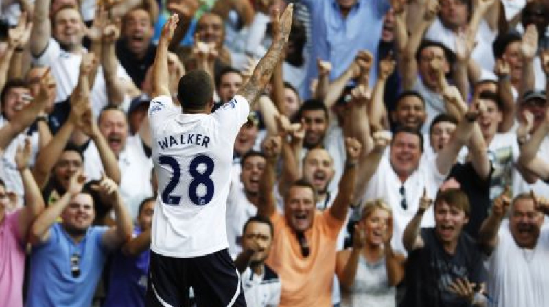 Kails Volkers nupat guvis lieliskus uzvaras vārtus Londonas derbijā
Foto: Reuters/Scanpix