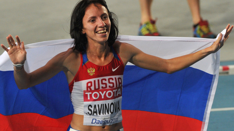 Eiropas gada vieglatlēte - Marja Savinova 
Foto: AFP/Scanpix