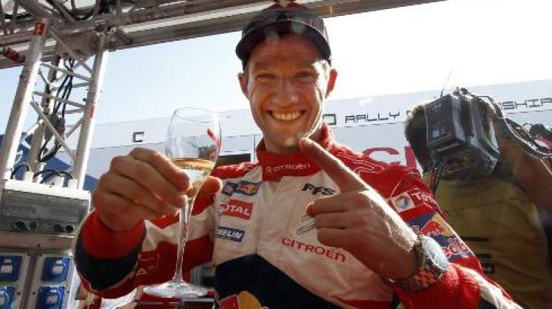 Sebastjans Ožjē var līksmot
Foto: www.wrc.com