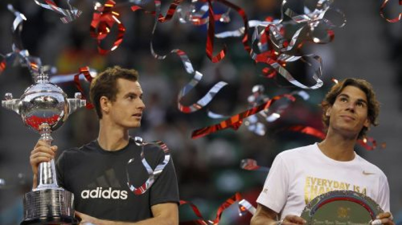 Endijs Marejs un Rafaels Nadals
Foto: Reuters/Scanpix