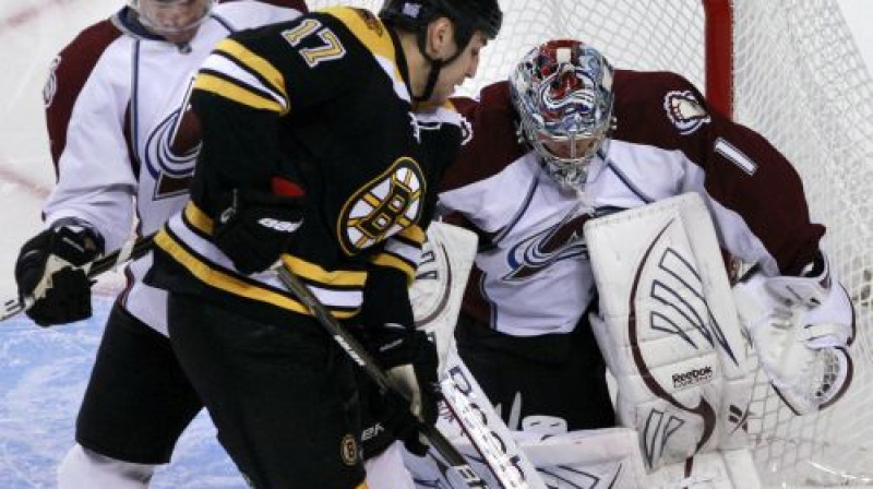 Semjons Varlamovs atvairīja visus 30 ''Bruins'' metienus
Foto: AP/Scanpix