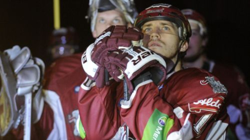 Mārtiņš Karsums un Kriss Holts
Foto: Romāns Kokšarovs, Sporta Avīze, f64