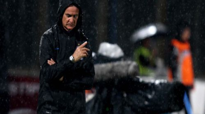 Virs ''Inter'' trenera Klaudio Ranjeri galvas savilkušies mākoņi...
Foto: digitale/Scanpix