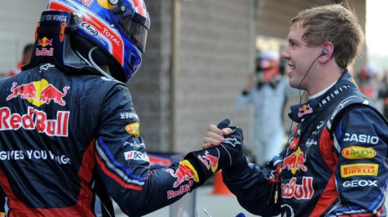 Marks Vēbers un Sebastians Fetels
Foto: AFP/Scanpix