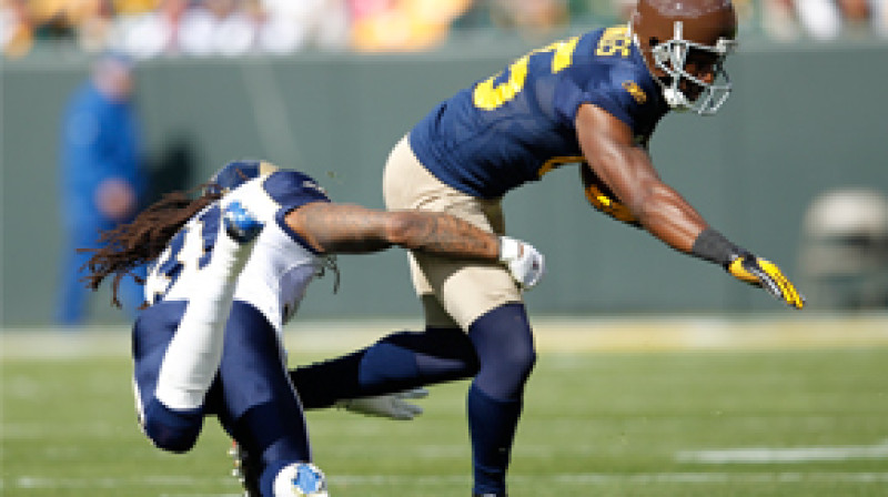 "Rams" nespēja apturēt "Packers"
Foto: AP/Scanpix