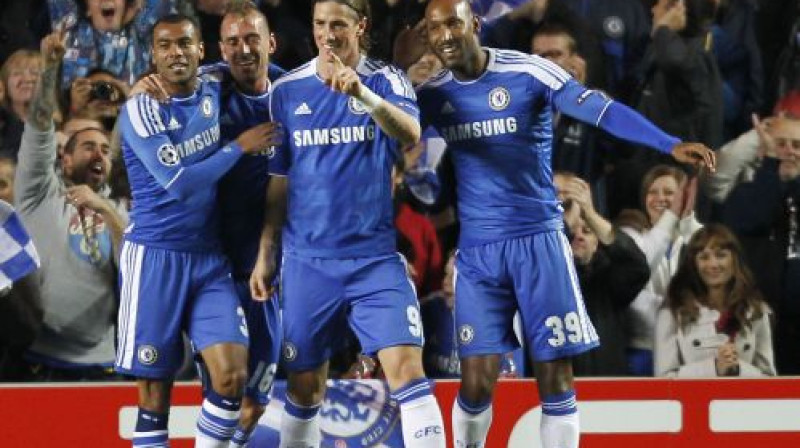 ''Chelsea'' šovakar iepriecināja ar pieciem goliem!
Foto: AFP/Scanpix