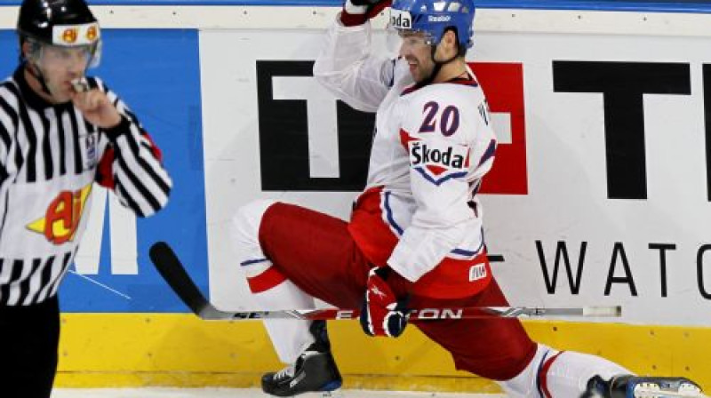 Jakubs Klepišs Čehijas izlases sastāvā
Foto: Reuters/Scanpix