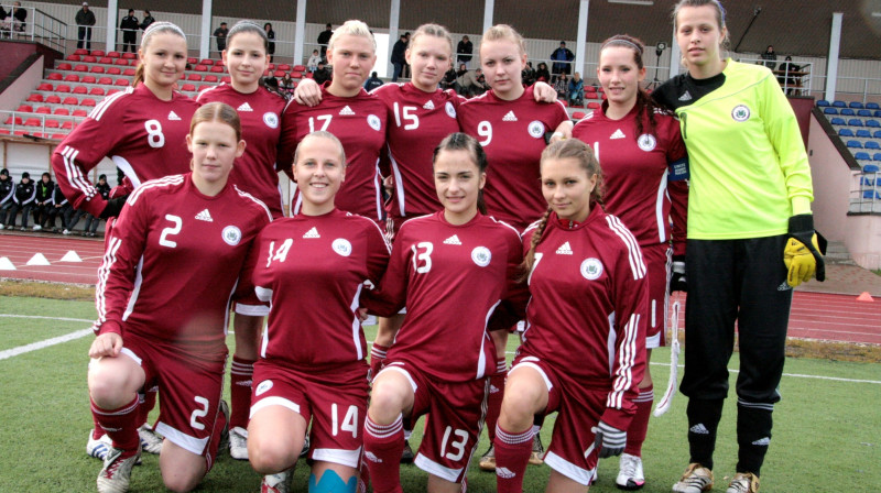 Latvijas U-17 meiteņu izlase
Foto: LFF