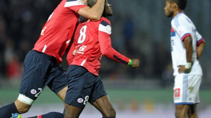 "Lille" atzīmē pirmo vārtu guvumu
Foto: AFP/Scanpix