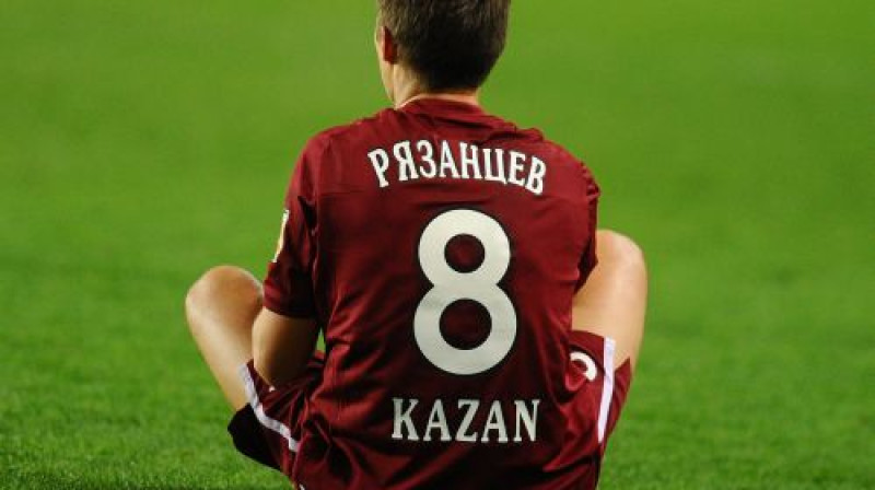 "Rubin" uzbrucējs Aleksandrs Rjazancevs
Foto: ITAR-TASS