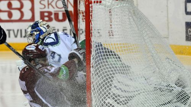 Mārtiņš Karsums bijis rezultatīvākais spēlēs pret ''Yugra'' - divi punkti
Foto: Romāns Kokšarovs, Sporta Avīze, f64