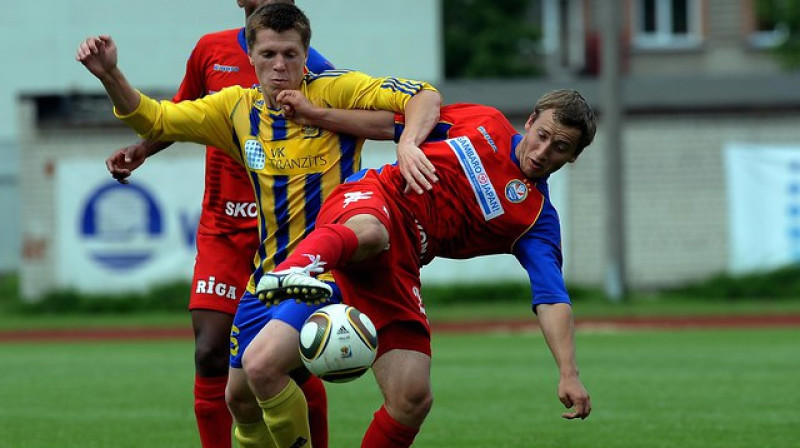 "Ventspils" pret "Skonto"
Foto: Zigismunds Zālmanis