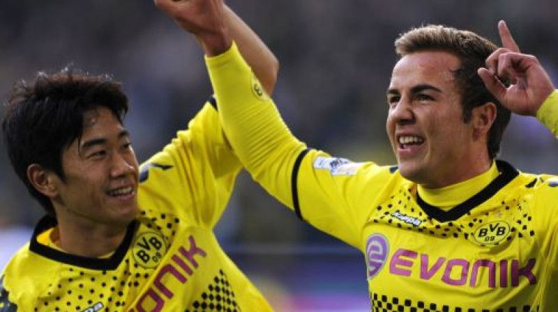 Šindzi Kagava un Mario Gece
Foto: AFP/Scanpix