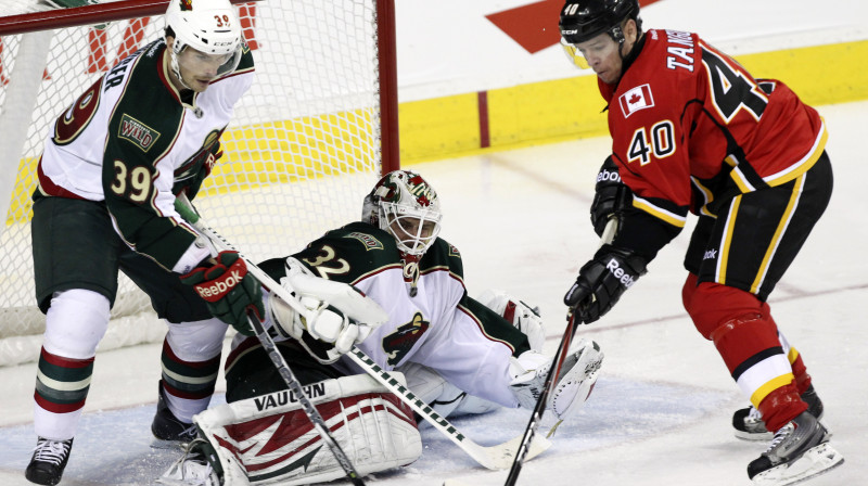 Niklass Bekstrēms (#32) darbībā
Foto: AFP/Scanpix