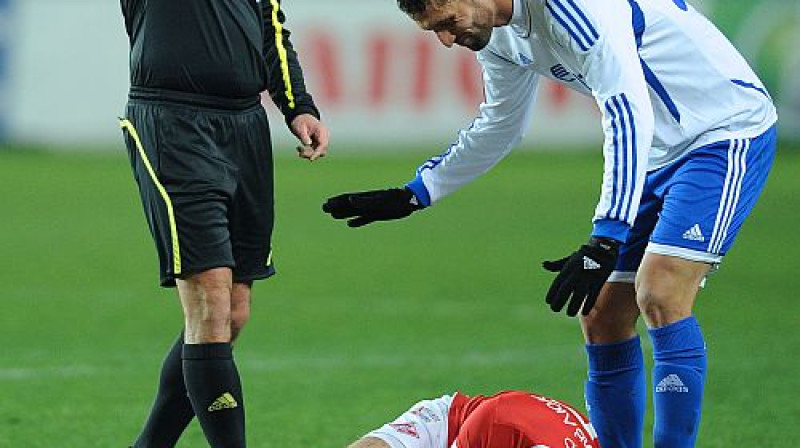 Kevins Kuraņji steidz atvainoties Sergejam Paršivļukam
Foto: ITAR-TASS