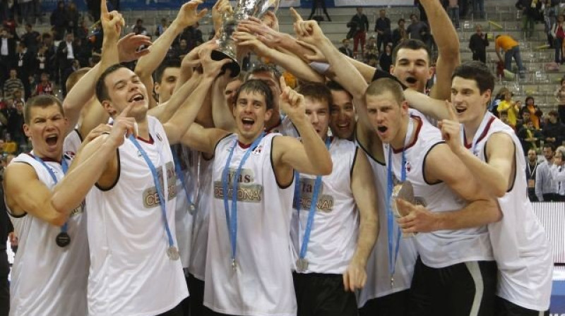 Viļņas "Lietuvos Rytas" vīri Eiropas kausu izcīnījuši divas reizes
Foto: "Lietuvos Rytas"