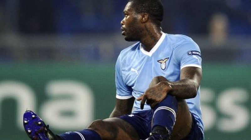 No Džibrila Sisē panākumiem uzbrukumā daudz kas būs atkarīgs "Lazio" spēlē. 
Foto: AFP/Scanpix