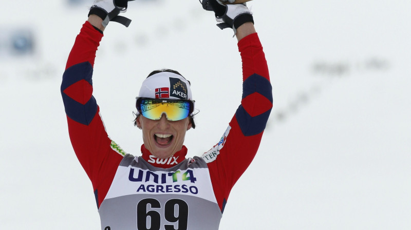 Marita Bjorgena, uzvarot pirmajā PK posmā
Foto: Scanpix Norway